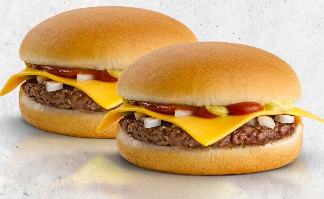 Formule Double : deux cheese burgers